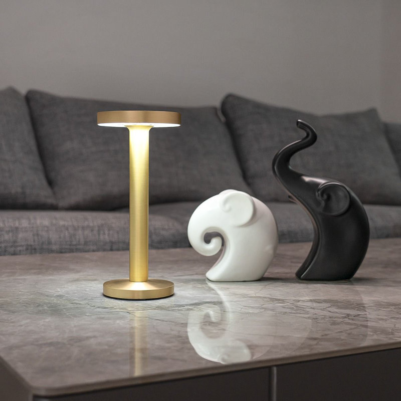 Metal Desk Lamp, Brass