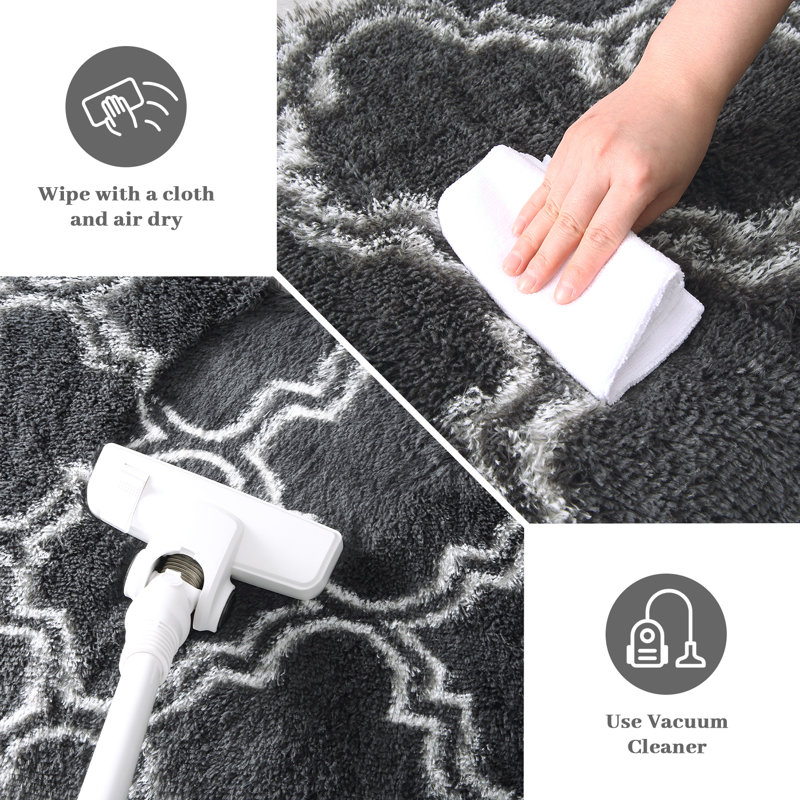 Tapis Jetsyn avec envers antidérapant, Rectangle de 5 pi x 8 pi