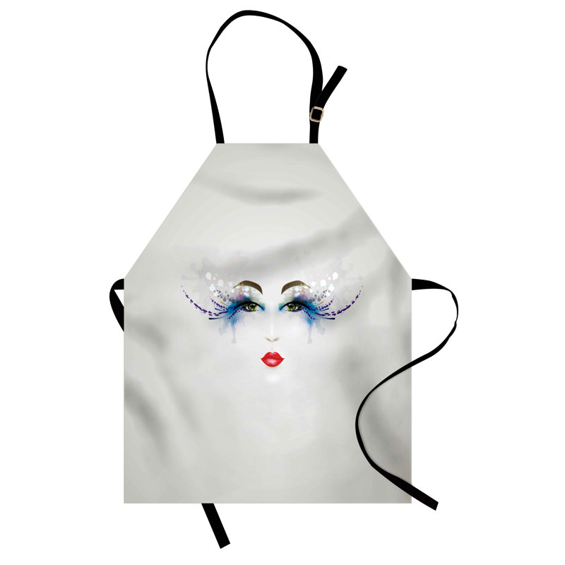 Multicolore, tablier pour cils East Urban Home unisexe, yeux rouges rêveurs, taille adulte