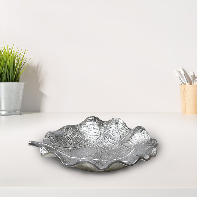 Red Barrel Studio® Aluminum Tray, Silver