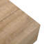 Table basse en panneau de fibres à densité moyenne, texture bois clair simple et moderne