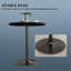 Table de salle à manger ronde de style moderne, petite table de cuisine, pour petits espaces