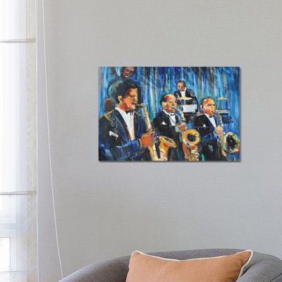 Horn Section 1 Piece Painting on Canvas
