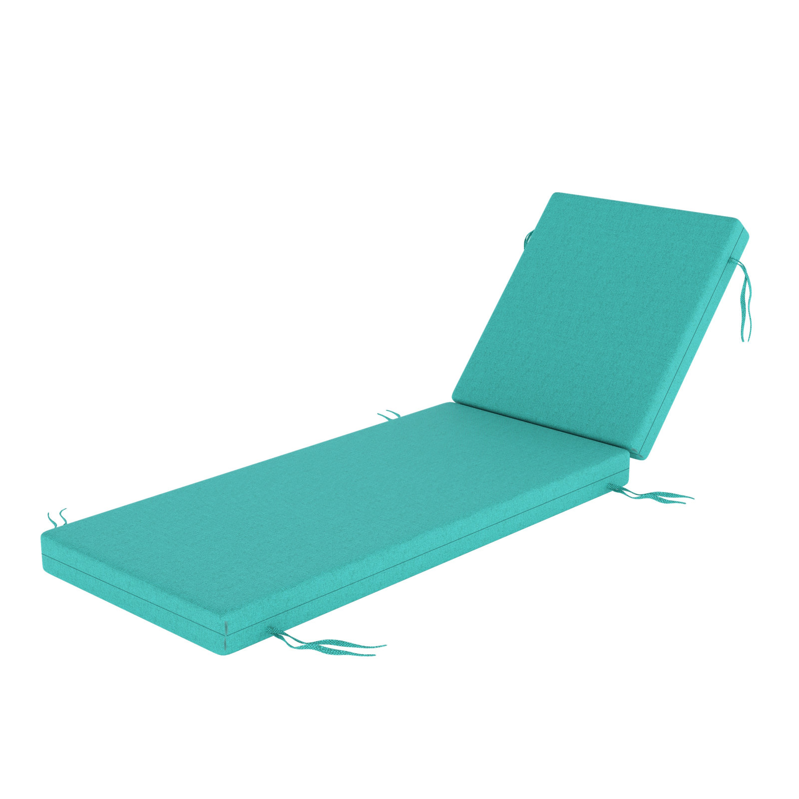 Lani Sunbrella Outdoor Chaise Lounge Cushion, 22.5" W x 74" D, Sunbrella Bliss Breeze