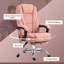 Fauteuil de massage avec repose-pieds, fauteuil de bureau de direction avec 6 points de vibration, fauteuil d'ordinateur inclinable, fauteuil de bureau pivotant, hauteur réglable-1399307392