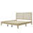 Behre Woven Rattan Cane Solid Wood Bed-304232235