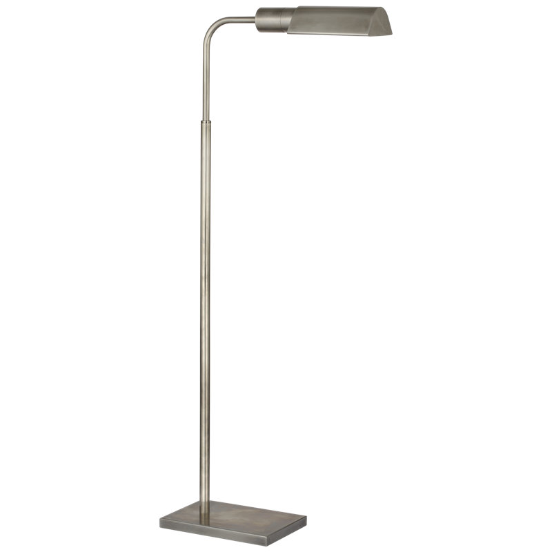 Visual Comfort Adjustable Cordless Pharmacy Floor Lamp, Antique Nickel, Antique Nickel