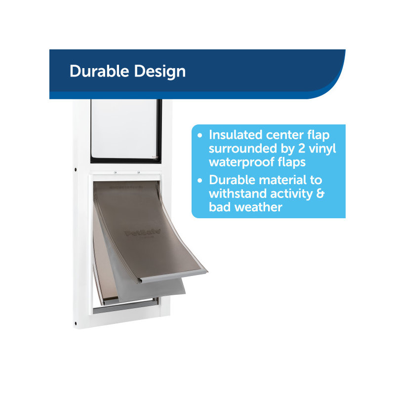 PetSafe Extreme Weather Sliding Pet Door Replacement Flaps, 12.25" H x 8.25" W x 0.5" D
