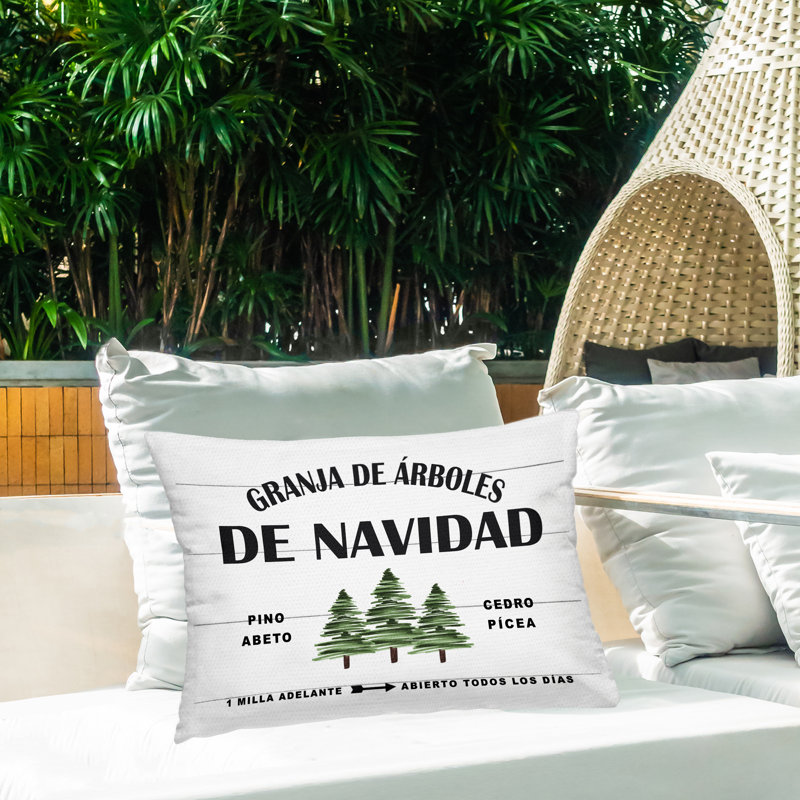 Coussin d'extérieur Arboles De Navidad