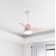 36" Valda 3 - Blade LED Standard Ceiling Fan with Remote Control and Light Kit Included