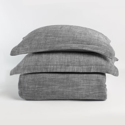 Housse de couette Jerome, indigo simple
