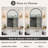 Arch Metal Arched Wall Mirror-1606891550-1606891548