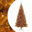 vidaXL Christmas Tree with 300 LEDs with Stand Gold PET-1258007900