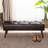 Liniyah Faux Leather Upholstered Bench-1903808167