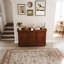 Buffet 47,3 "Mid-Century en noyer avec portes et tiroirs-128912675