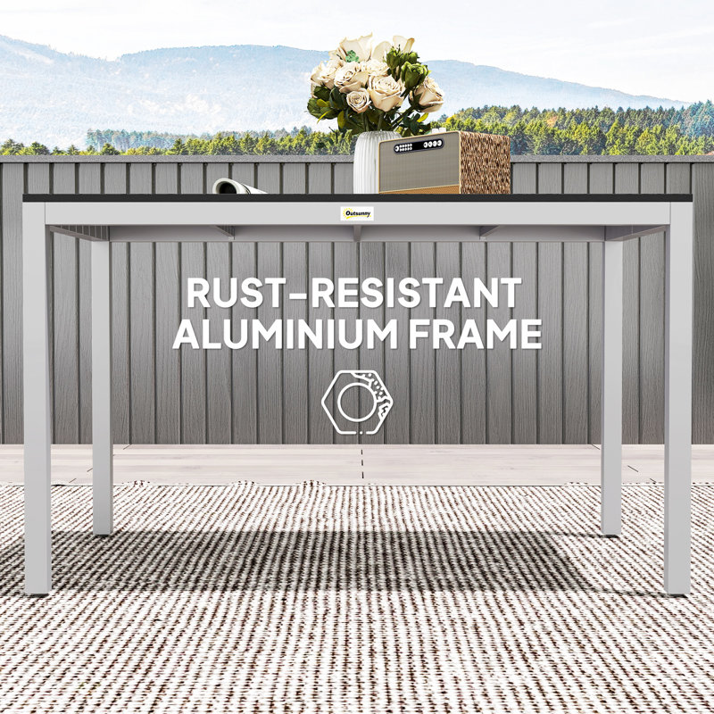 Rectangular 6 - Person Outdoor Dining Table
