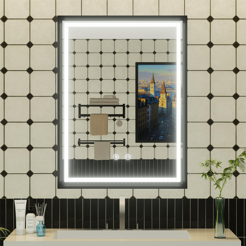 Miroir de salle de bain, 32 po x 24 po