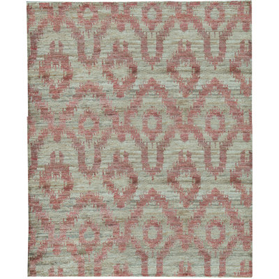 Hand-Knotted High-Quality Red Area Rug