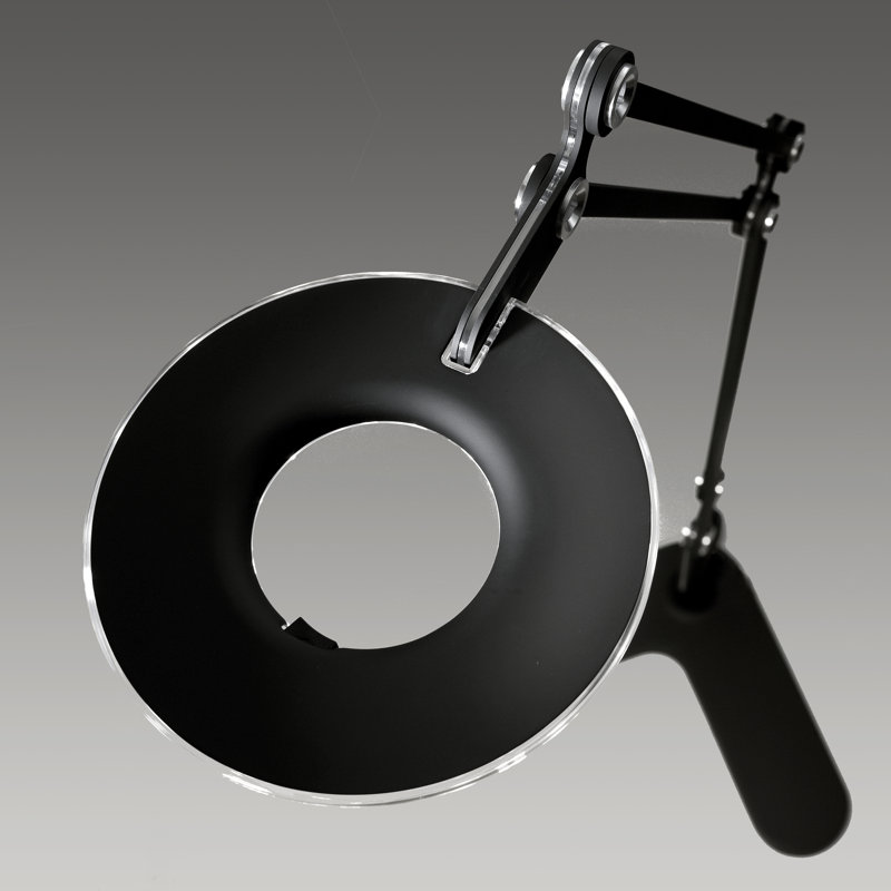 Link Desk Lamp, 33" H x 8.5" W x 7.5" D, Black