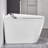 Elongated Smart Toilet With Bidet Built In,Tankless Design For Bathroom, Auto Open/Close Seat, Foot Kick, Led Display,Night Light, Warm Water & Dryer,White