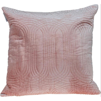 20" White Cotton Blend Throw Pillow