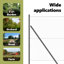 Vidaxl Fence With Posts PVC-Coated Steel-116798004-116798009