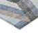 Machine Washable Indoor/Outdoor Claudian ACN1241 Blue Rug