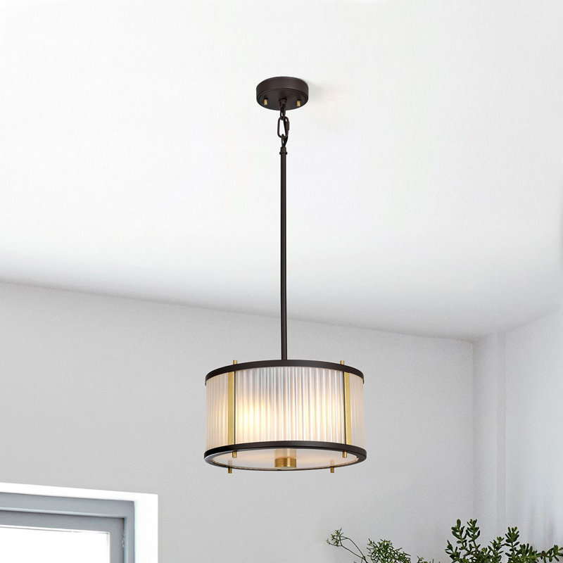 Schoonmaker 2 - Light Drum Pendant, Black