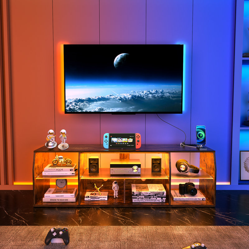 Meuble télé Anabal, Brun, 55"