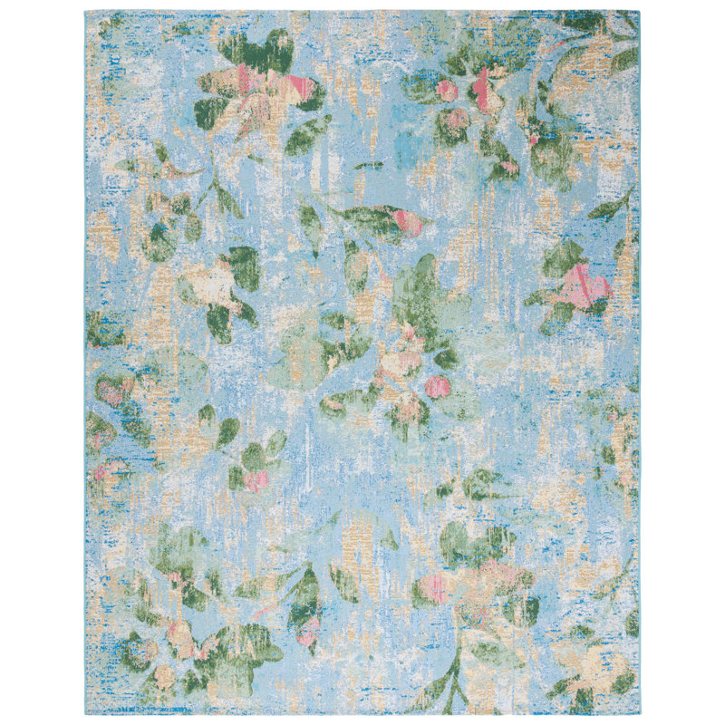 Barbados 500 Performance Floral Indoor/Outdoor Area Rug, Rectangle 4' x 6'