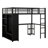 Loft Bed Frame With Built-In Wardrobe-166962412-166962414