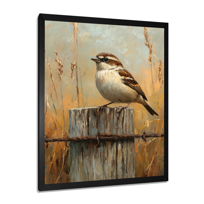 Futrell - Animals Wall Art Living Room, Noir, noir, noir, noir, H 20 po x l 12 po, Reproduction encadrée sans passe-partout