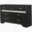 Commode 9 tiroirs noire-1891909919