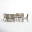 Ojai 66'' Rectangular 6 - Person Outdoor Dining Set with Armless Dining Chairs