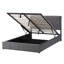 Caddo Velvet Upholstered Bed With Hydraulic Lever, Functional Storage Bed, Rivet Decoration-365473879-392959287
