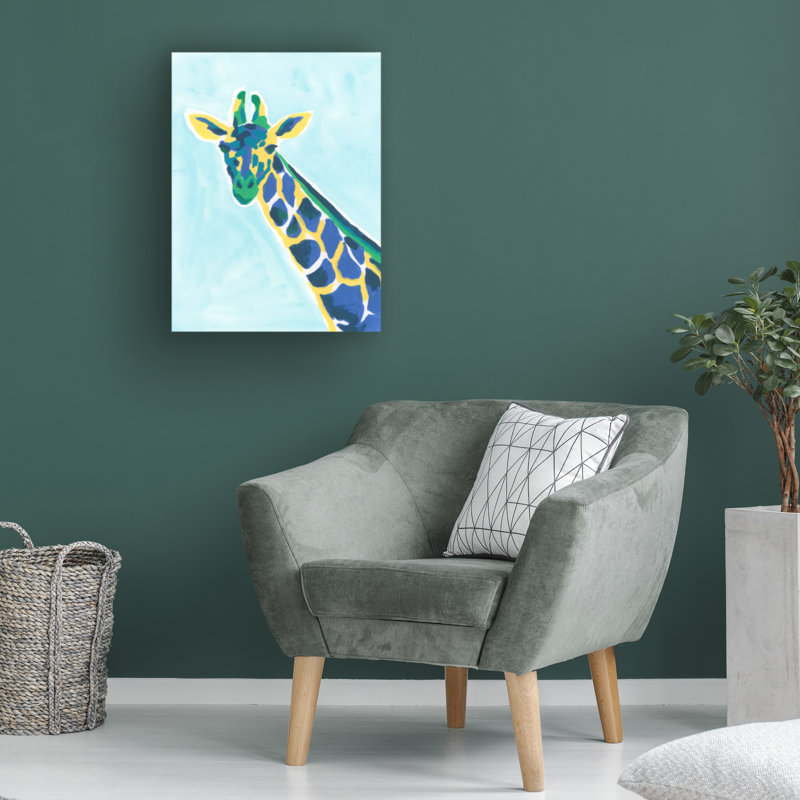 "Savannah Pop IV" sur toile, H 47 po x l 35 po
