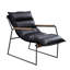 Fauteuil en cuir mat Matt Matt