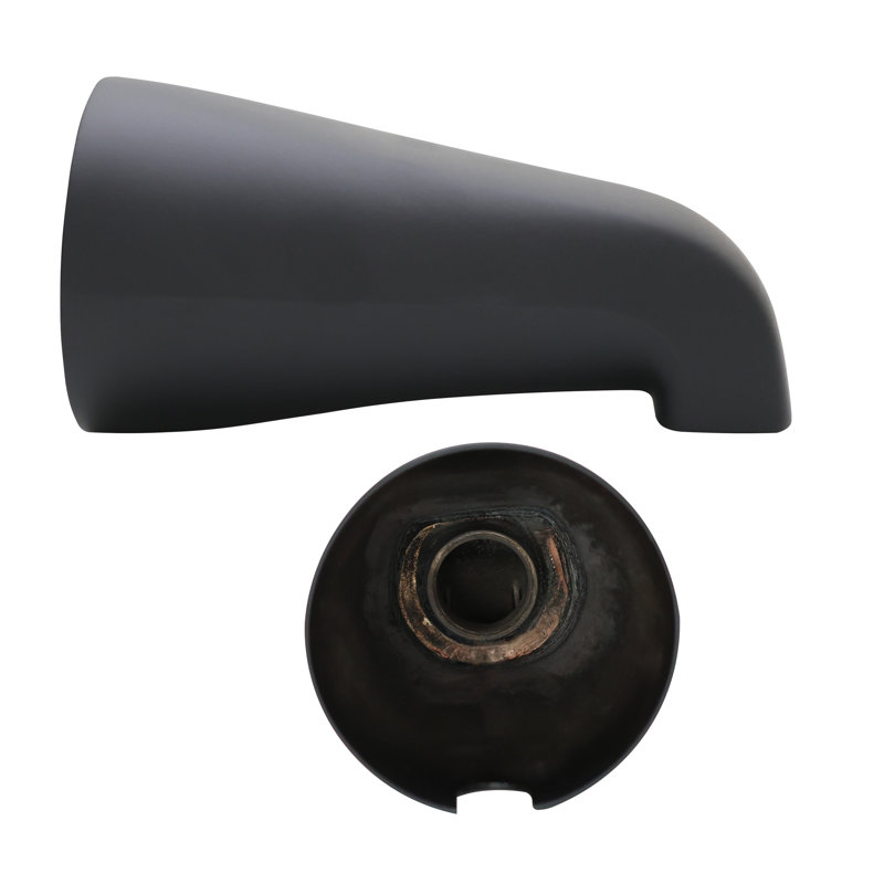 Bec de baignoire standard à raccordement frontal 5-1 / 4 ", Gris