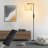 Haileyville 64'' Arched Floor Lamp with Remote Control and Bulb Included
