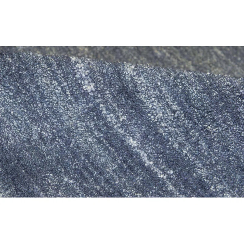 Wool Area Rug in Dark Gray