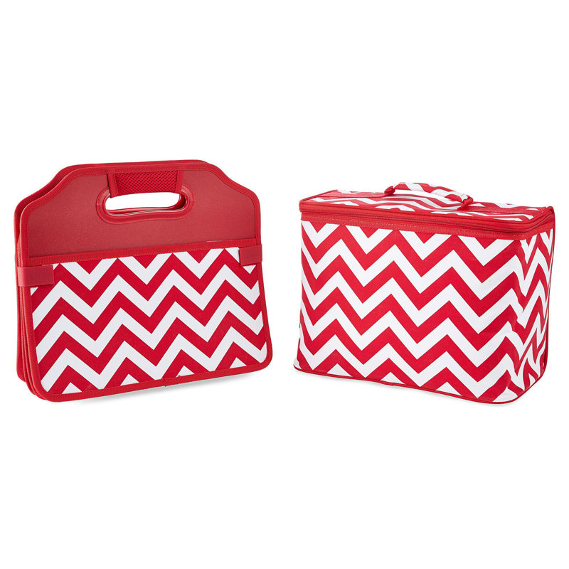 Picnic at Ascot Fabric Decorative Bin