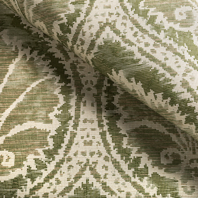 Triana Seville Weave Fabric, Celadon/Moss