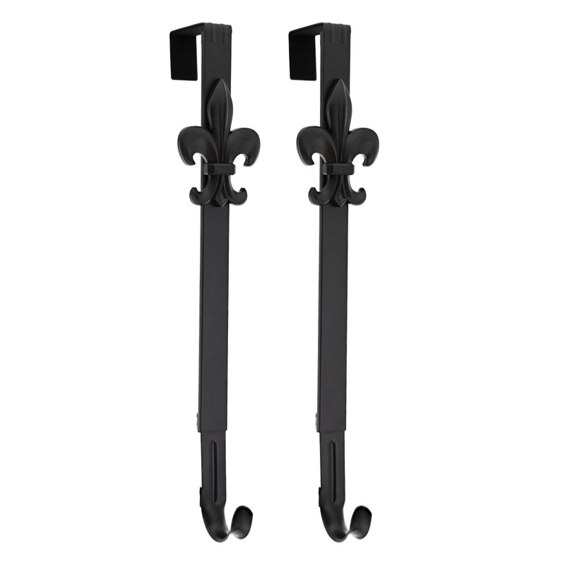 Support à couronne ajustable Adapt avec icône fleur de lis, Noir, 2