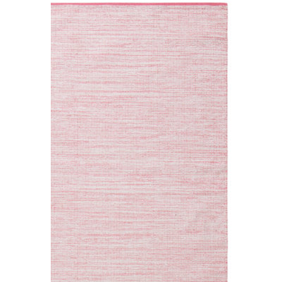 Arwen Handmade Flatweave Cotton Pink/Fuchsia Area Rug