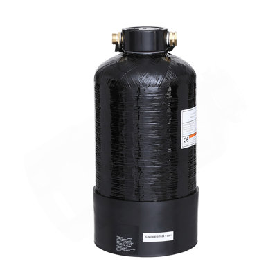 RV Water Softener, 16,000 Grain Portable Water Softener, With 3/4" Brass Fittings And 42" Hose, Soften Hard Water Filter System For Rvs, Trailers, Boats, Mobile Car Washing, Pressure Washing
