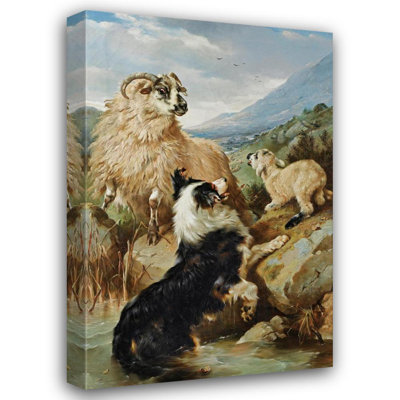 "Rescued" par Walter Hunt - Art mural sur toile tendue avec châssis