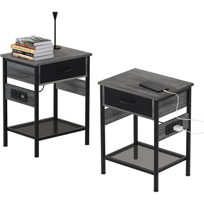 Table de chevet 1 tiroir Chicasaw