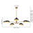 5 - Light Sputnik Sphere Modern Chandelier