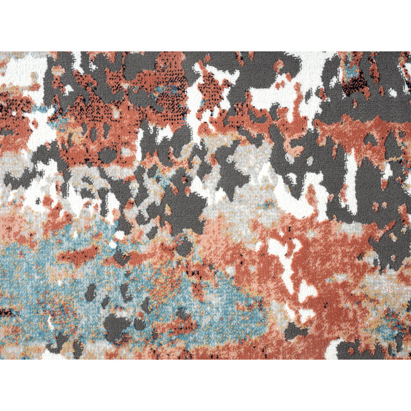 Abstract Indoor Rug, Rectangle 4' x 6'