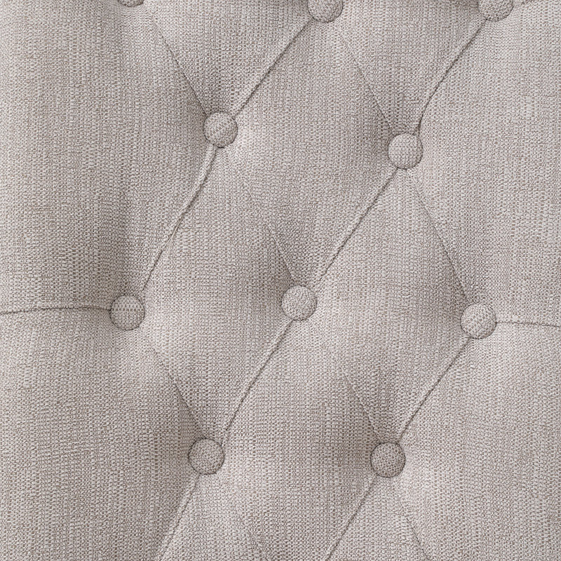 Dewilla 20'' H Tufted Linen Upholstered Side Chair